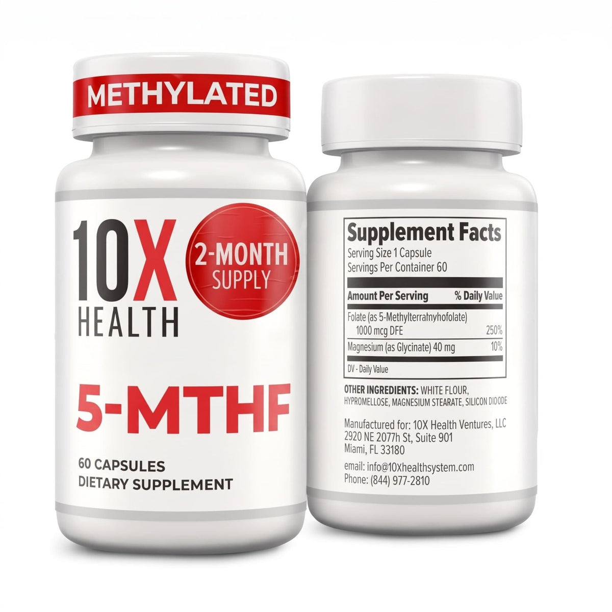 10X Health Optimize Methylated Multivitamin MTHFR Support 90 Capsules - Wasif Shop