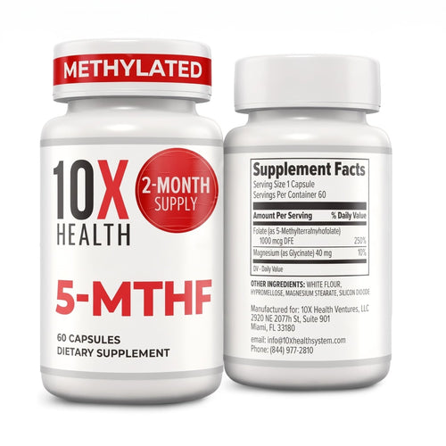 10X Health Optimize Methylated Multivitamin MTHFR Support 90 Capsules - Wasif Shop