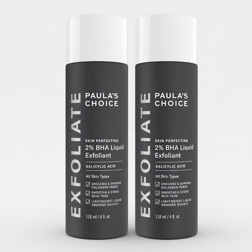 2 pcs Paula's Choice Skin Perfecting 2% BHA Liquid Exfoliant 4 Fl Oz - Hamxi