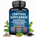 Cortisol Supplement Magnesium Glycinate L-Theanine Ashwagandha 60 Capsules