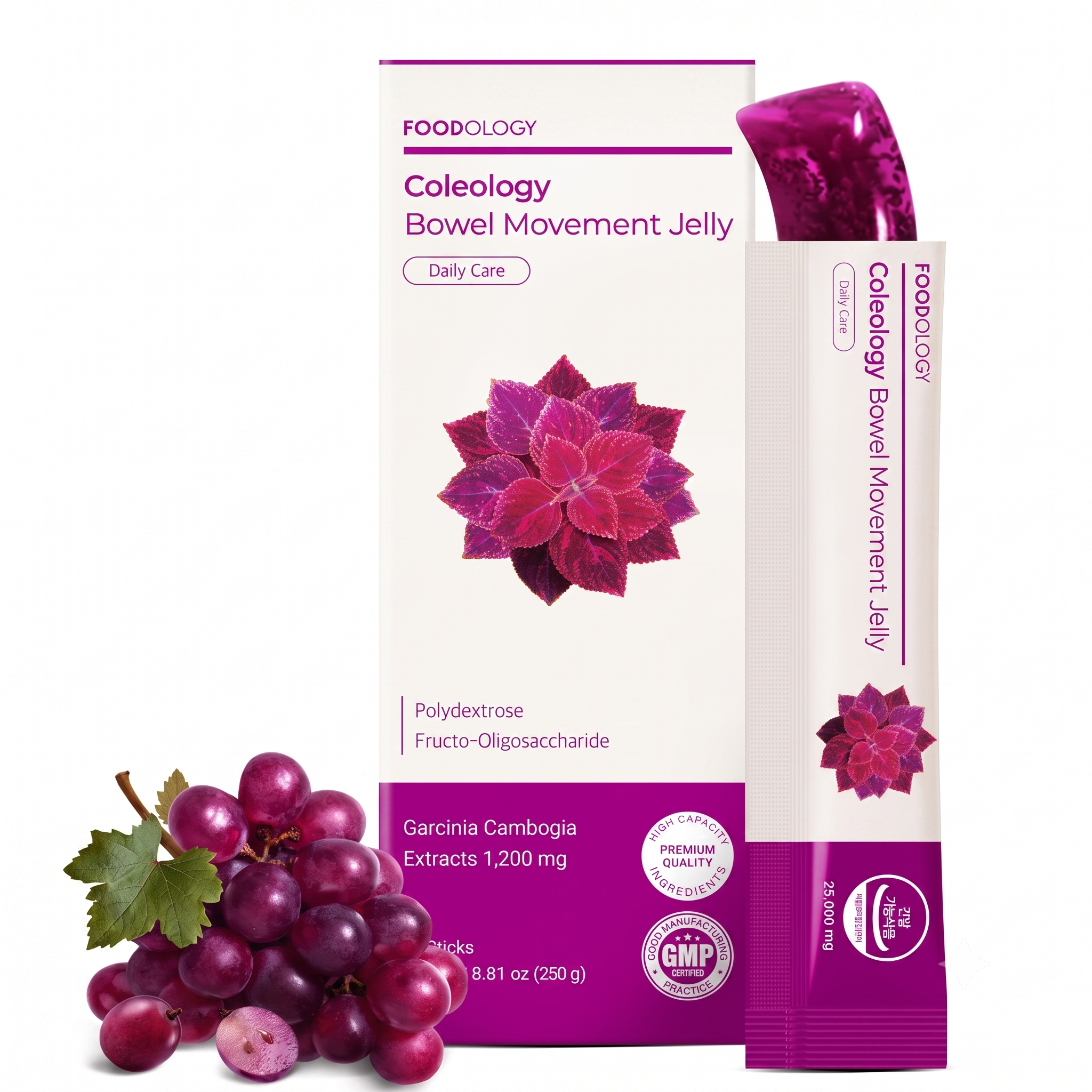 FOODOLOGY Coleology Bowel Movement Jelly Grape Prune 250g