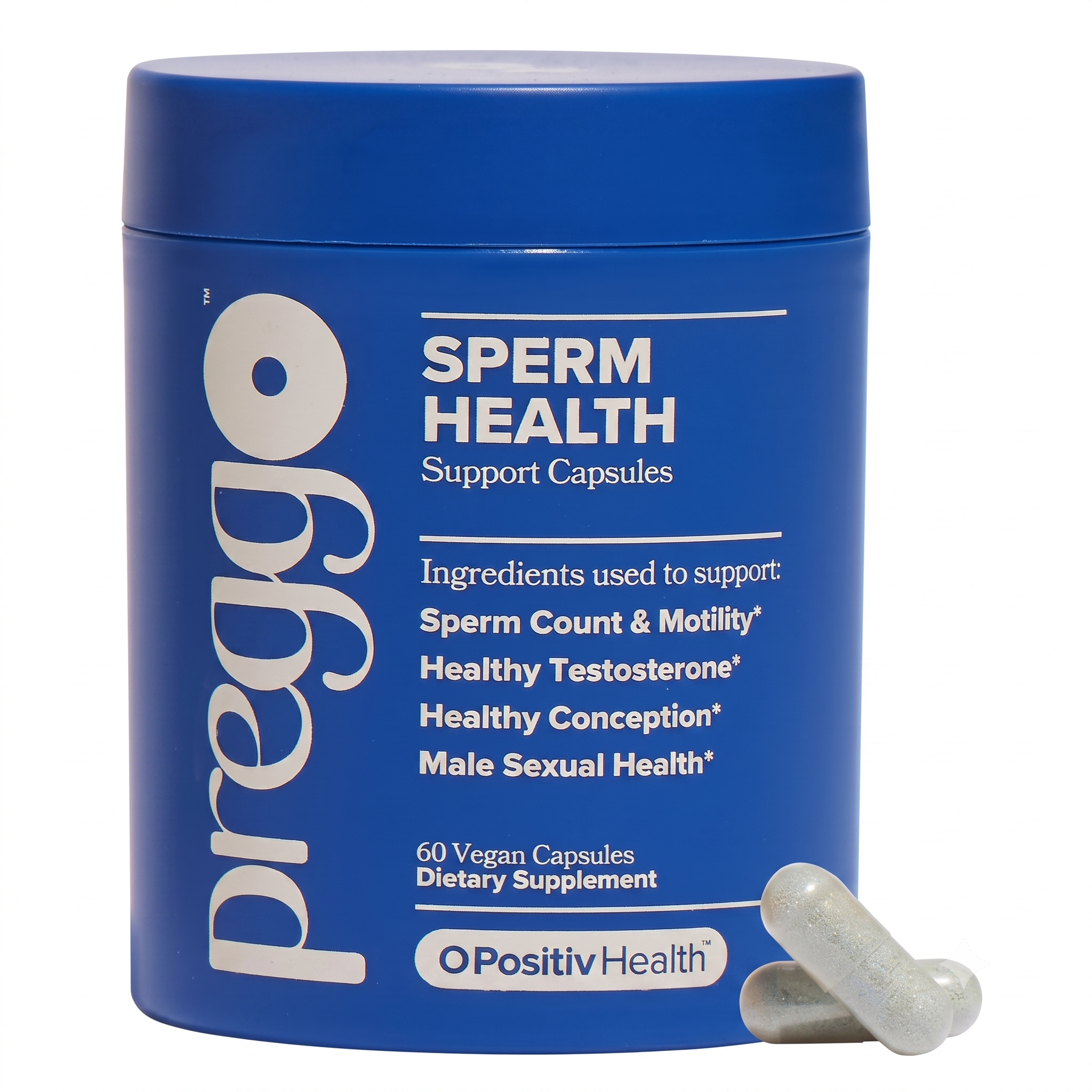 O Positiv Preggo Sperm Health Capsules 60 Count