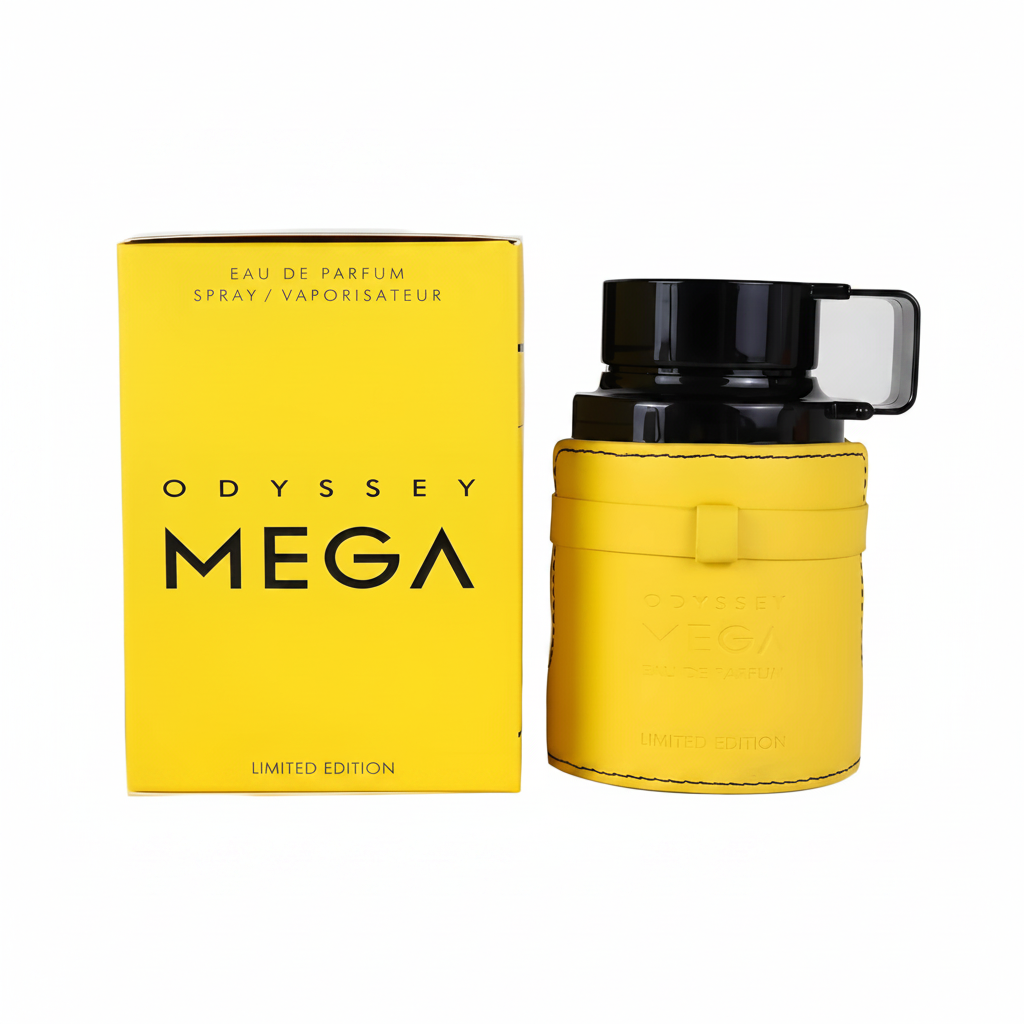Armaf Odyssey Mega Limited Edition - Bottle and Box