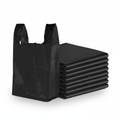 Black T-Shirt Bags Bulk Pack - Product Image