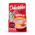Delectables Bisque Kitten Lickable Wet Cat Treats | Tuna & Chicken | Pack of 12 - Wasif Shop