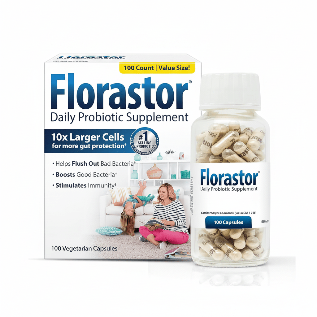 Florastor Daily Probiotic 250mg 50ct Sealed