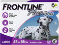 Frontline Plus Large Dogs 45-88lbs 6 Doses Sealed