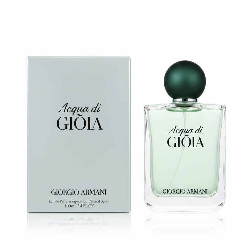 Giorgio Armani Acqua di Gioia - Box and Bottle