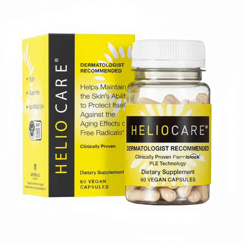 Heliocare Skin Care Supplement - Box and Bottle