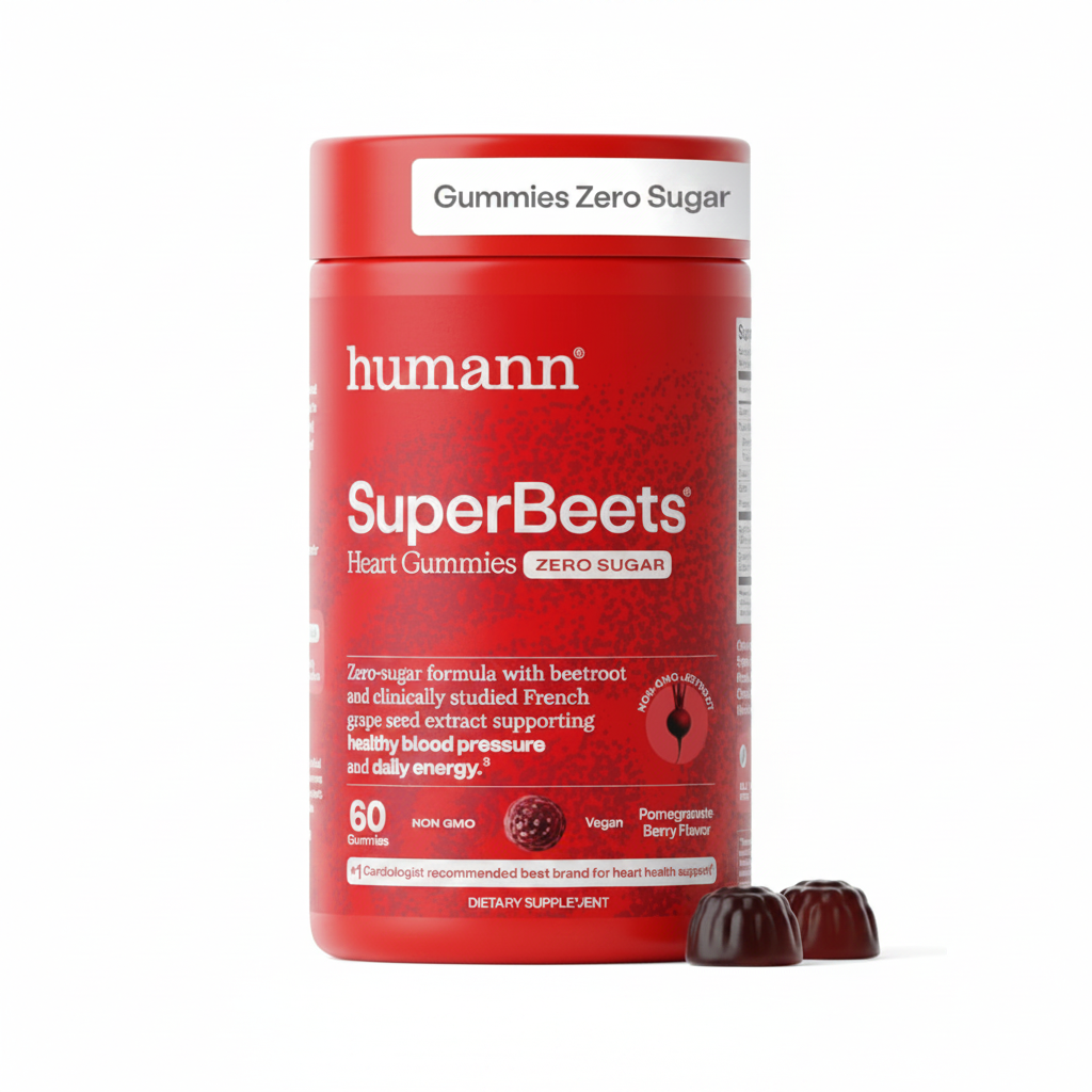 HumanN SuperBeets Heart Gummies Zero Sugar - Bottle