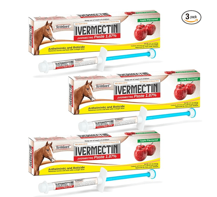 Ivermectin Paste 1.87 Percent 3-Pack Sealed