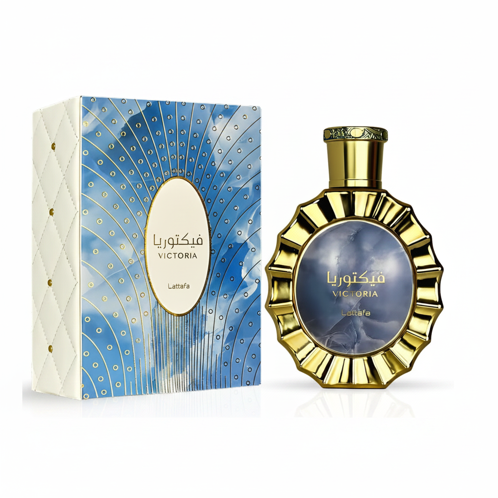 Lattafa Victoria EDP - Box and Bottle