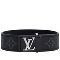LV Slim Bracelet Black Calfskin Sealed