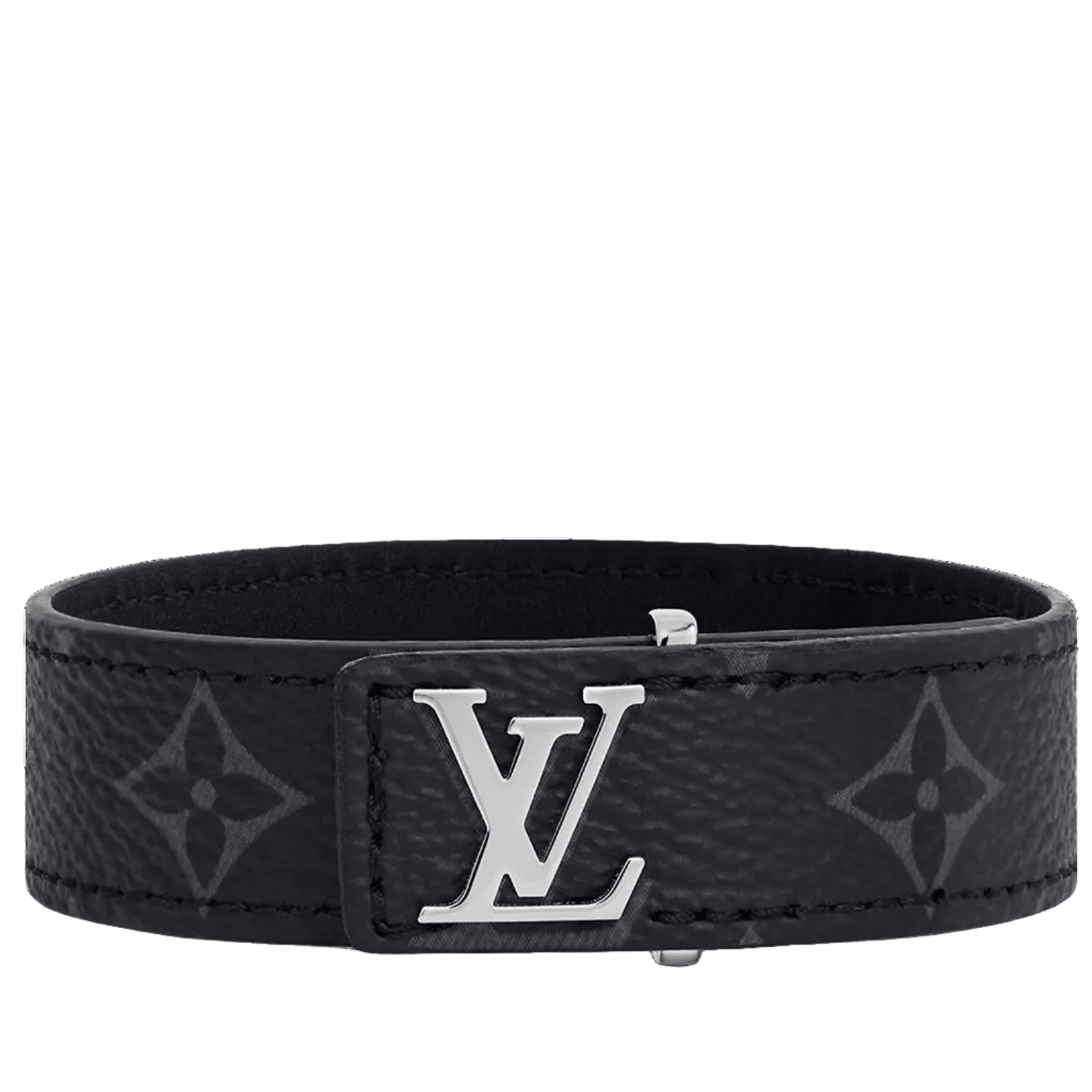 LV Slim Bracelet Black Calfskin Sealed