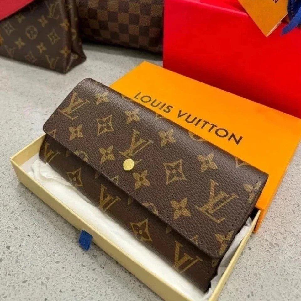 LV Sarah Wallet Monogram Brown Sealed