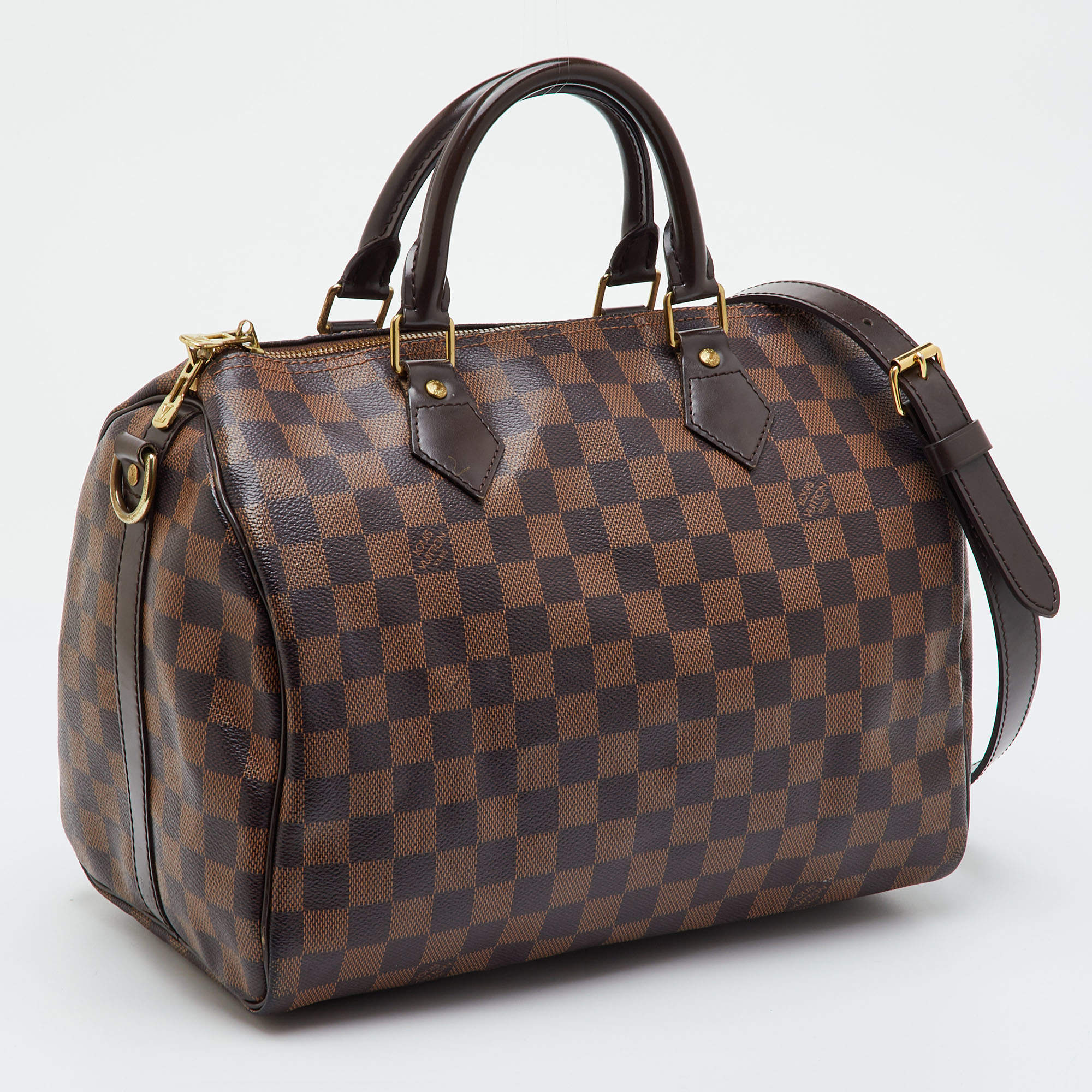 Louis Vuitton Speedy Bandouliere 35 Damier Ebene