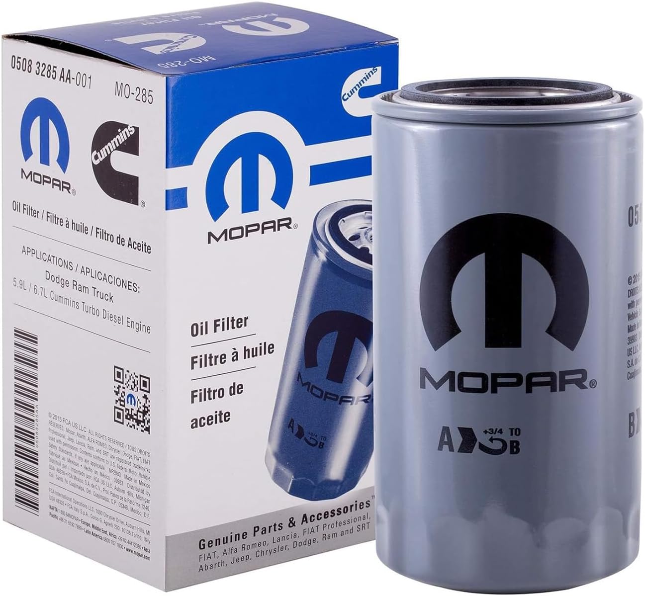 Mopar 5083285AA Engine Oil Filter Sealed