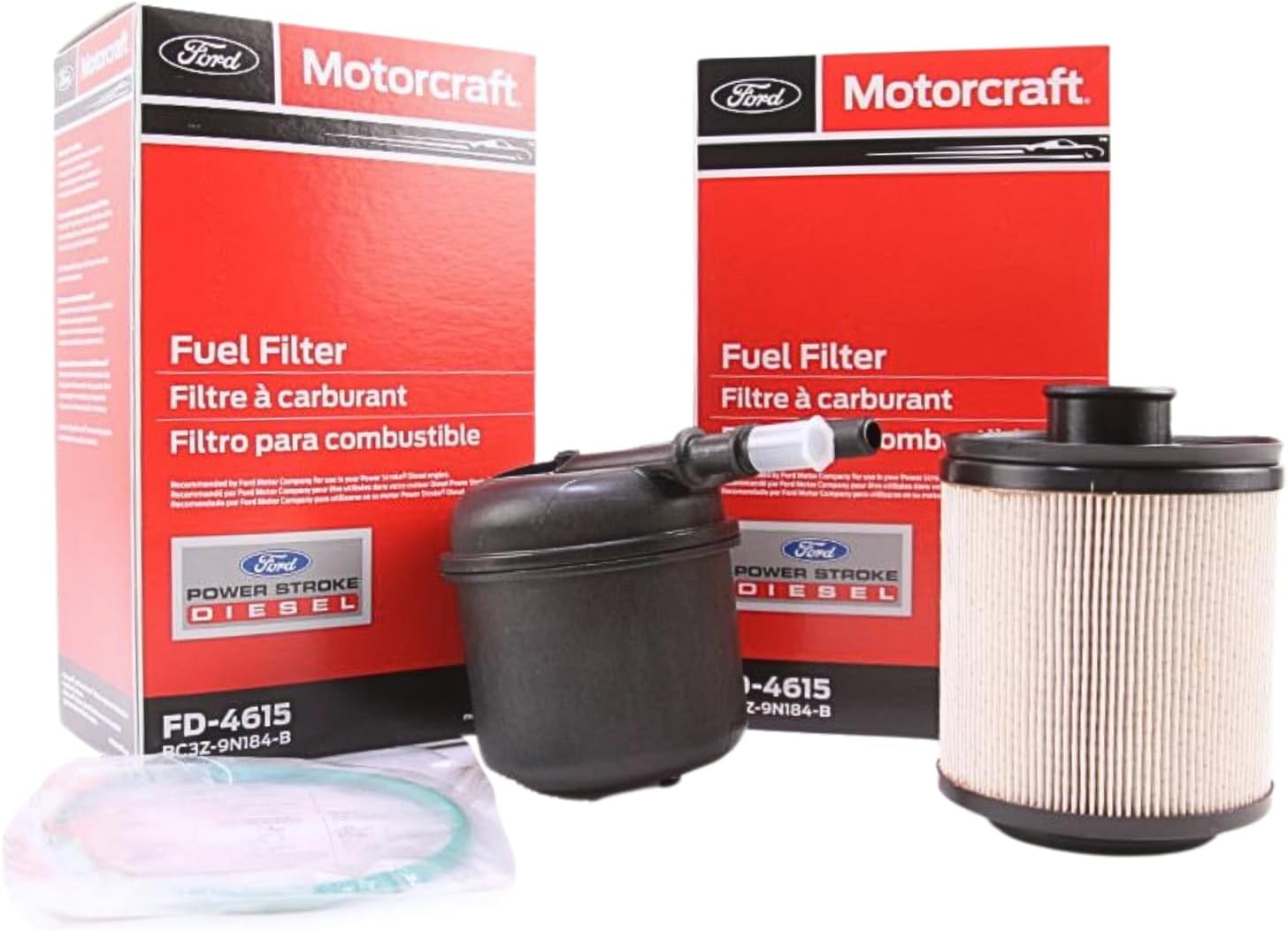 Motorcraft FD-4615 Fuel Filter 2-Pack Sealed