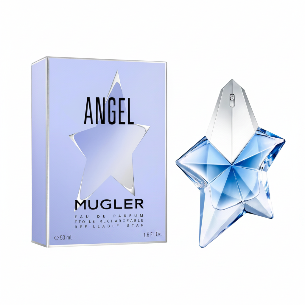 Mugler Angel Star EDP 50ml - Box and Bottle