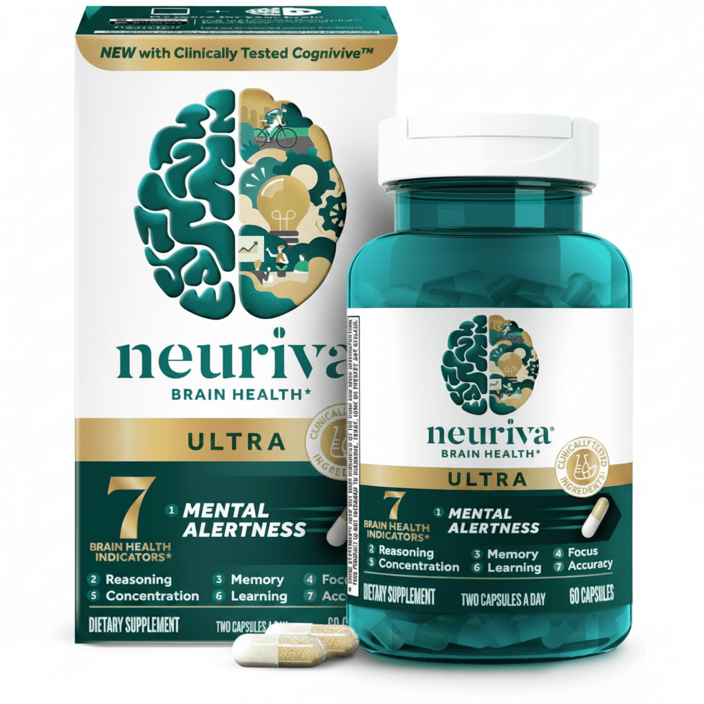Neuriva Brain Health Ultra Supplement 60ct Sealed
