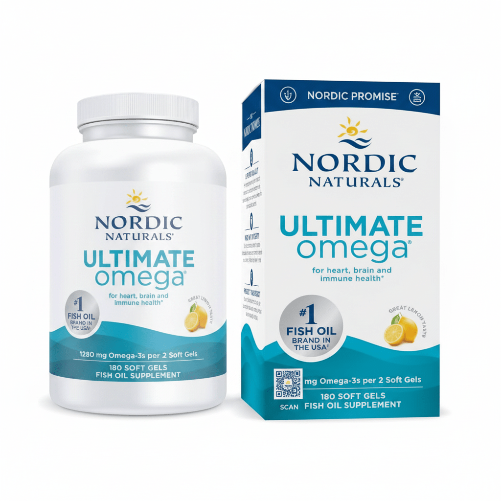 Nordic Naturals Ultimate Omega Lemon 180ct Sealed