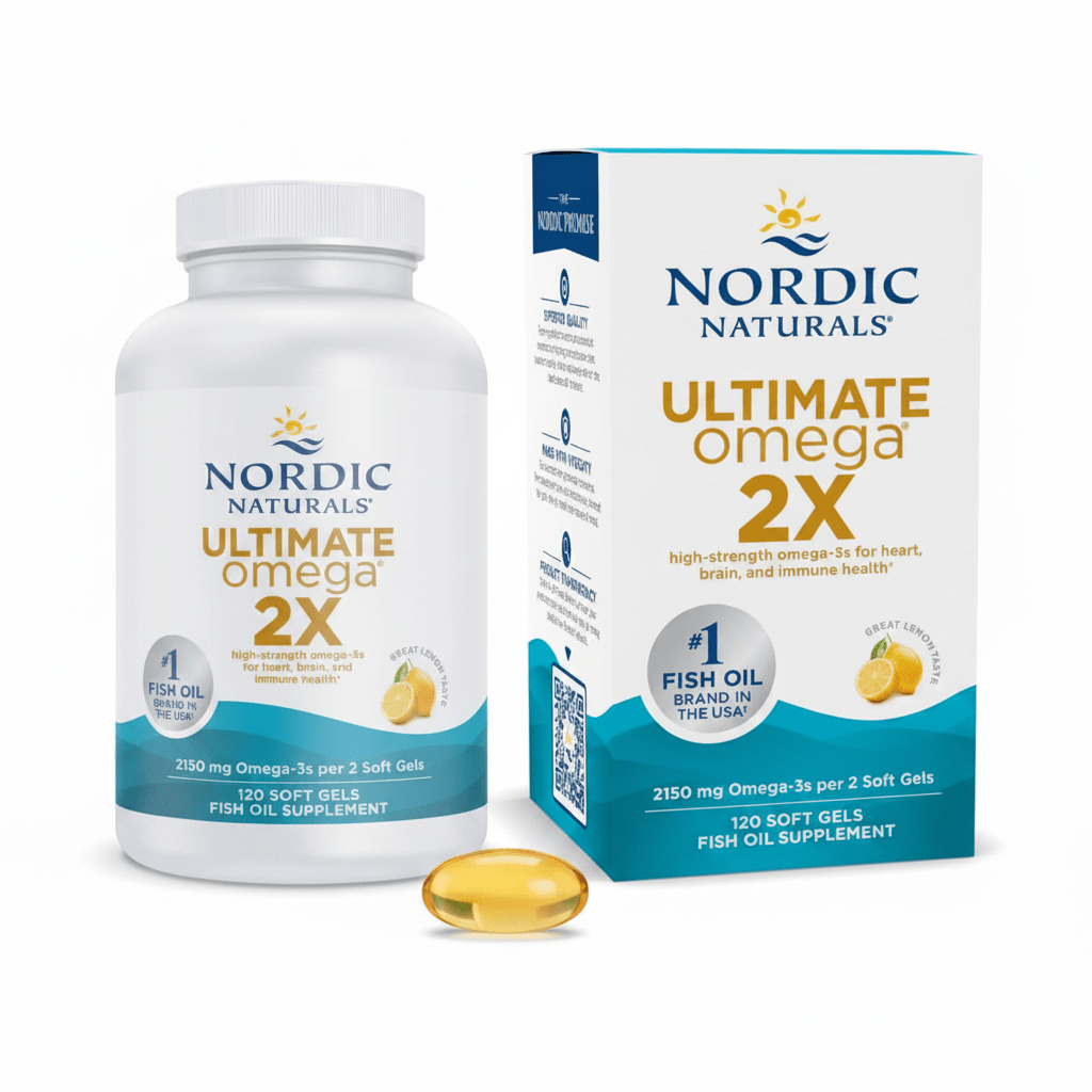 Nordic Naturals Ultimate Omega 2X Lemon 120ct Sealed
