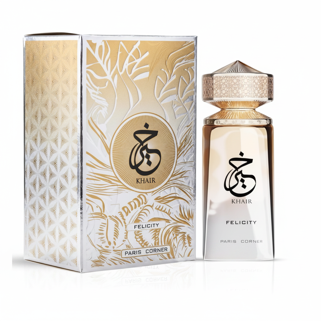 Paris Corner Khair Felicity Silver EDP - Box and Bottle