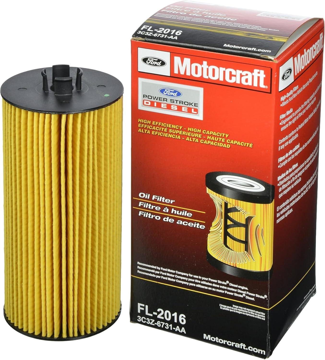 Motorcraft FL-2016 Engine Oil Filter Sealed