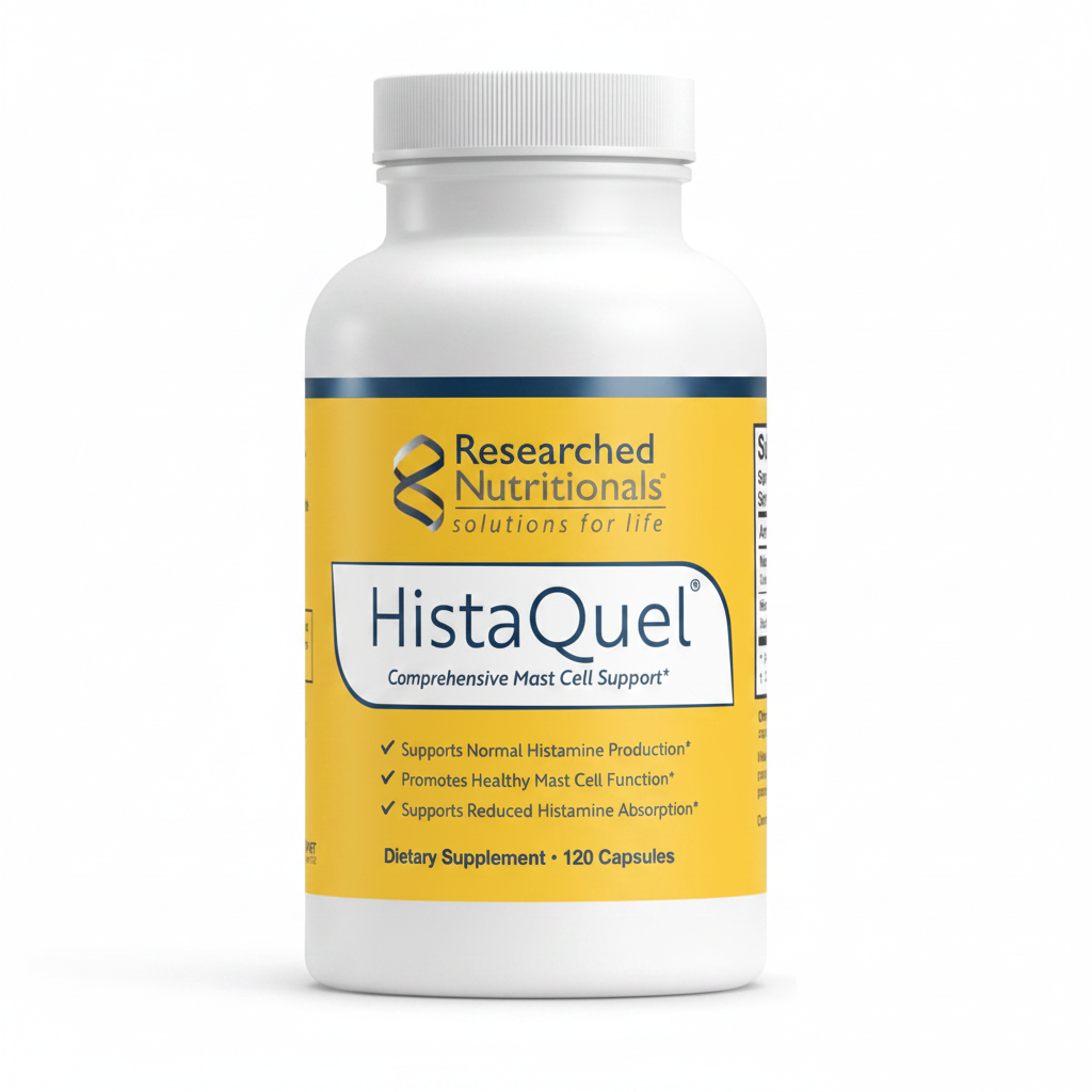 Researched Nutritionals HistaQuel - Supplement Bottle