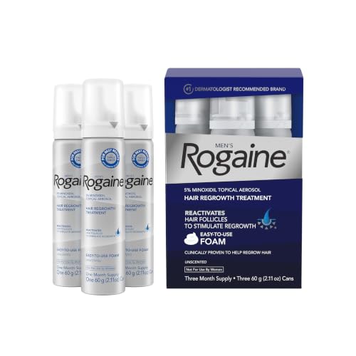 Rogaine 5 Minoxidil Foam 3-Month Sealed