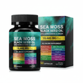 Sea Moss Black Seed Oil Ashwagandha 120ct Sealed