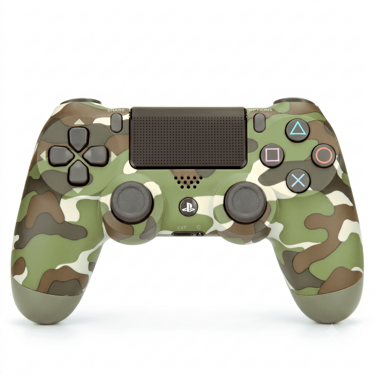 Sony PS4 Official Dual Shock 4 Green Camo V2 Controller - Wasif Shop