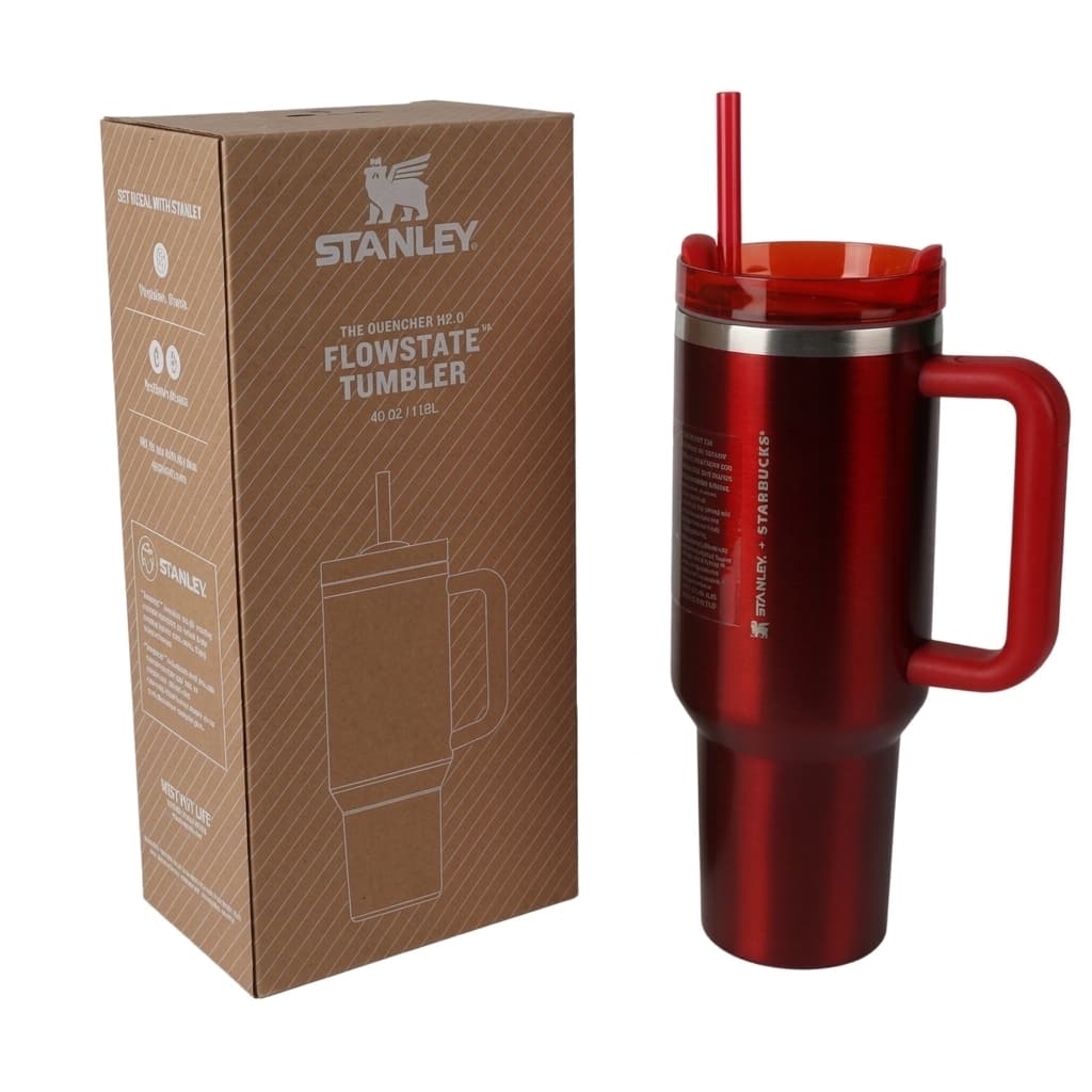 Starbucks x Stanley Holiday Red Quencher 40oz FlowState H2.0 - Wasif Shop