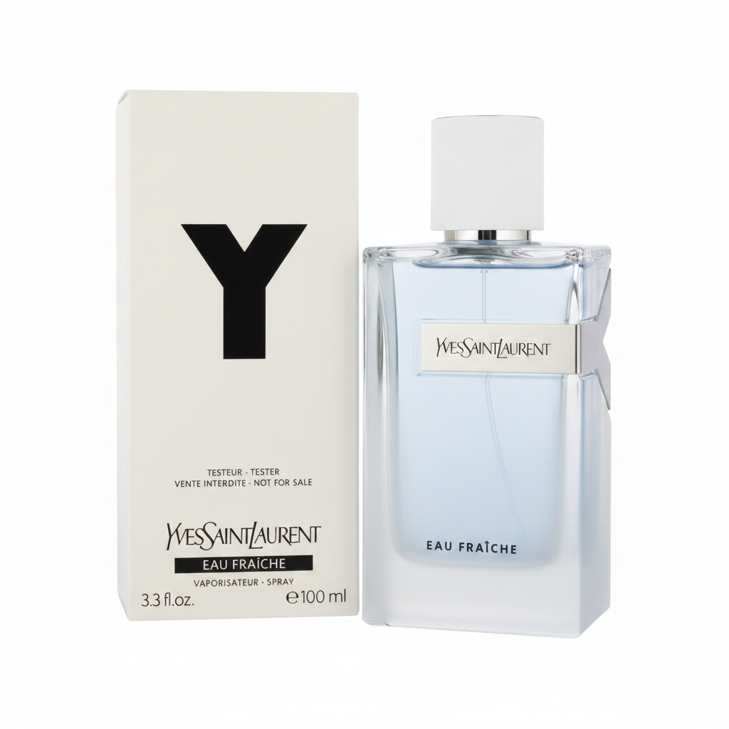 YSL Y Eau Fraîche - Box and Bottle